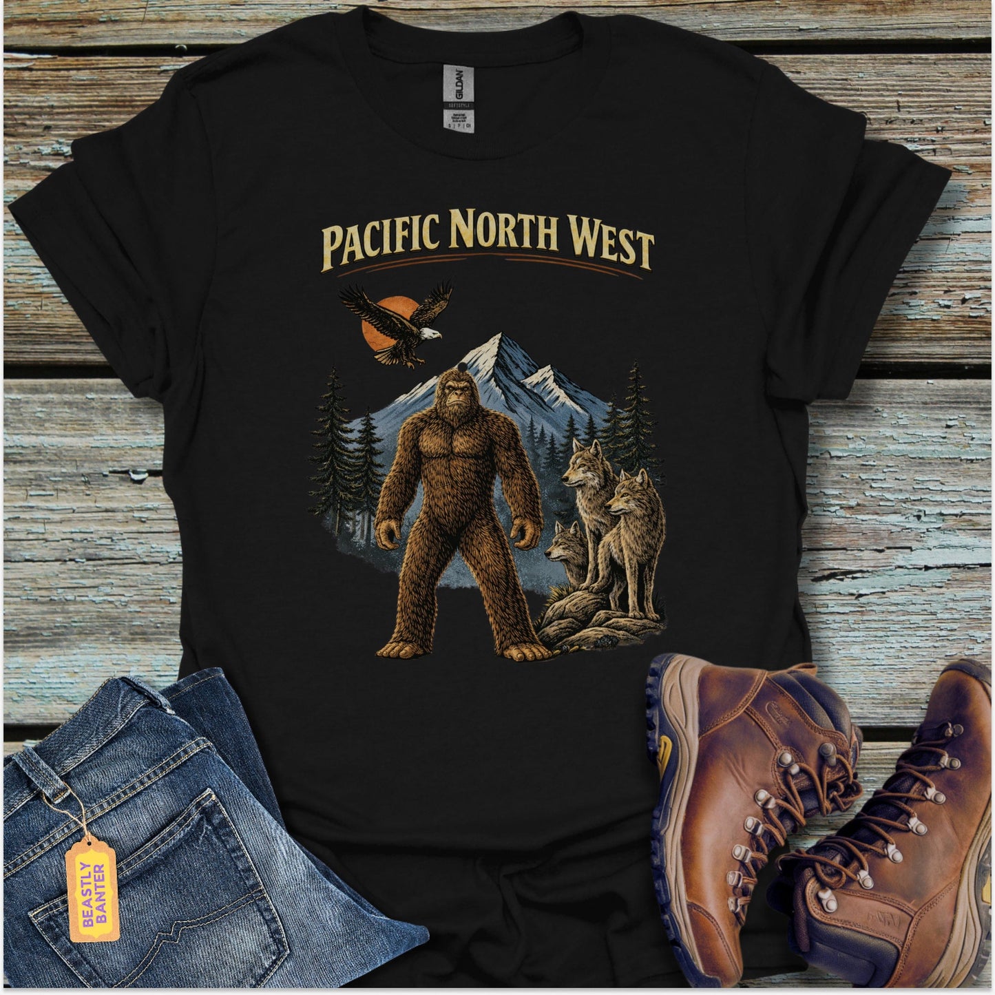 Pacific North West Legendary Presence T-Shirt - Beastly Banter