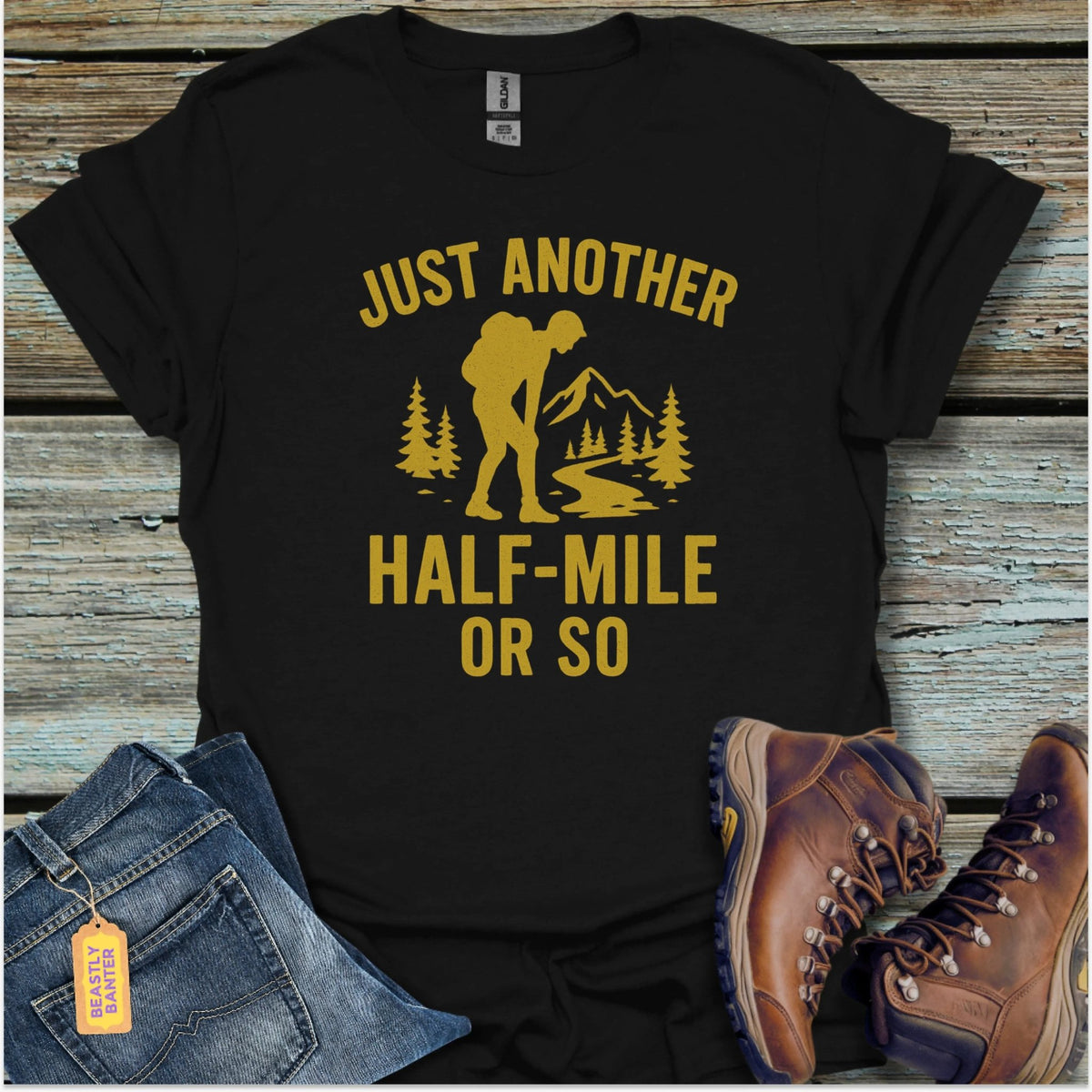 Just Another Half - Mile T-Shirt - Beastly Banter