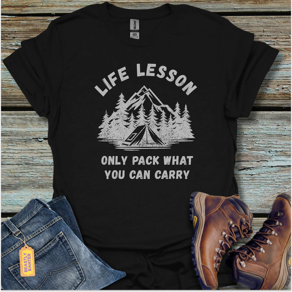 Pack for Camping T-Shirt - Beastly Banter