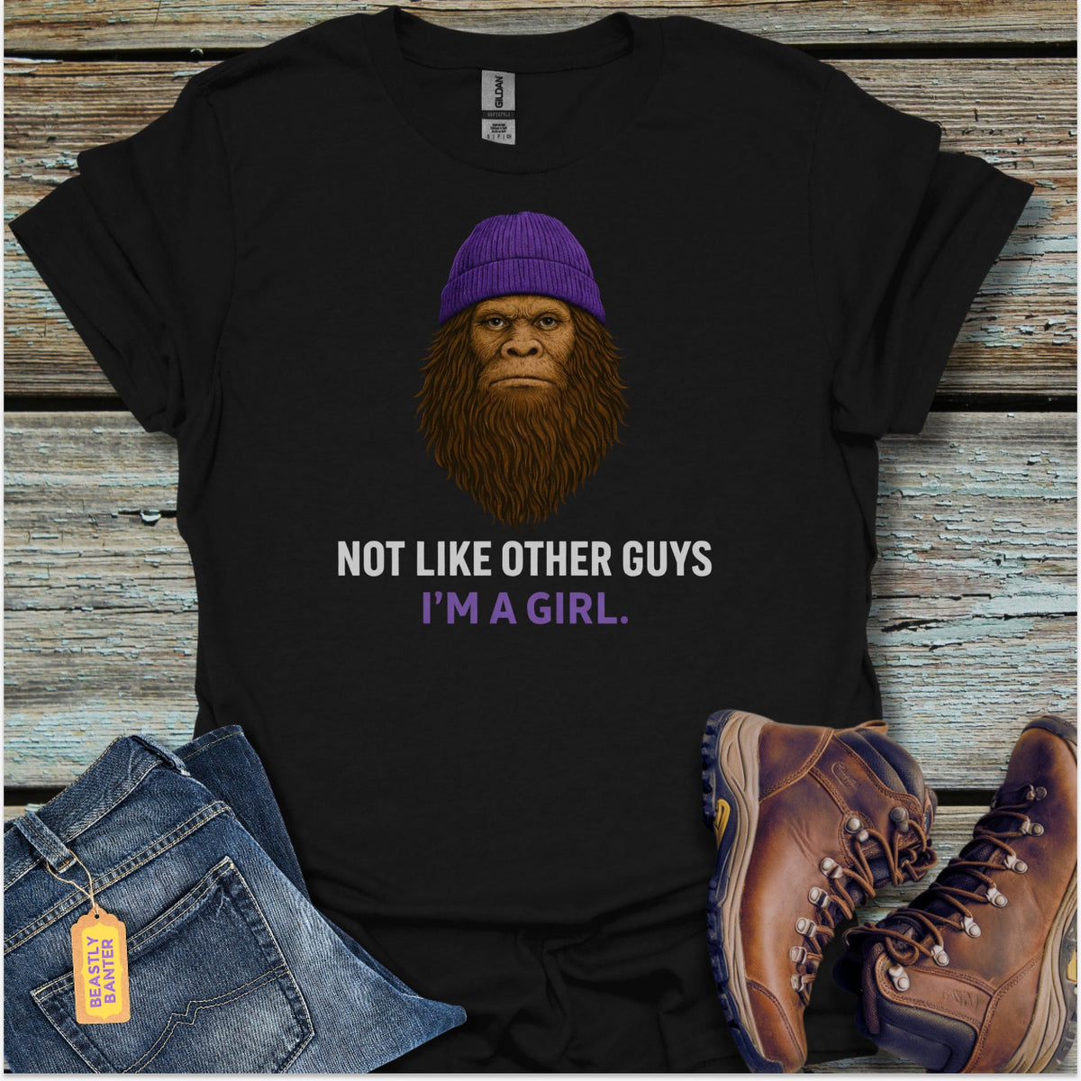 Bigfoot Not Like Other Guys T-Shirt - Beastly Banter
