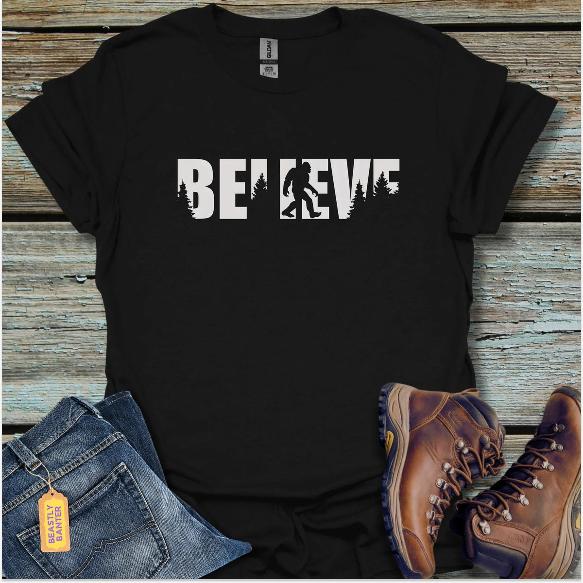 Bigfoot Believe T-Shirt - Beastly Banter