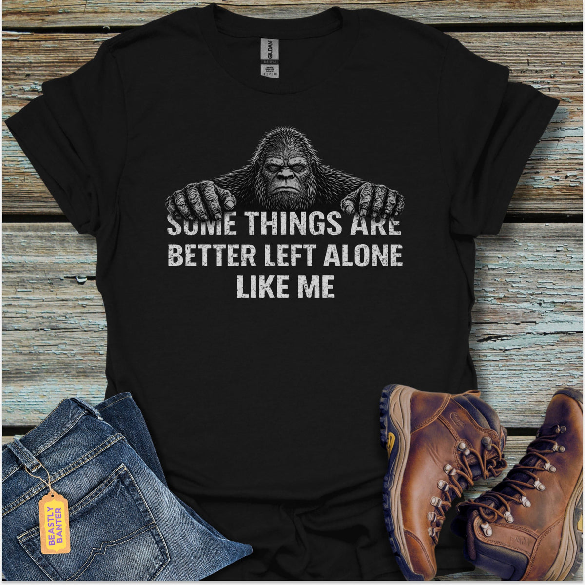 Leave Bigfoot Alone T-Shirt - Beastly Banter