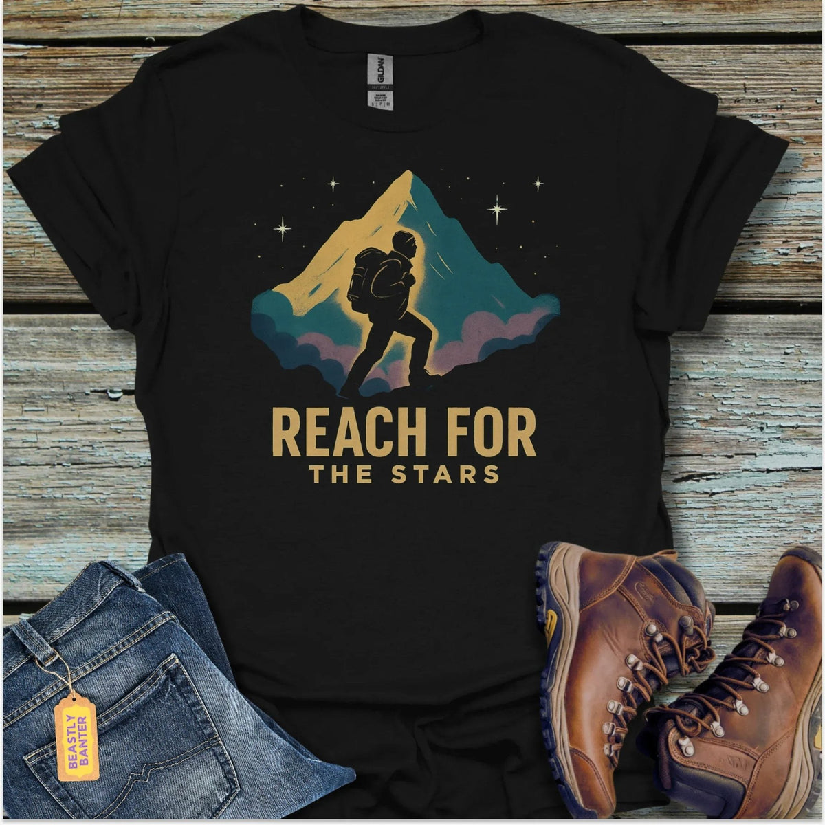 Reach For The Stars Trail T-Shirt - Beastly Banter