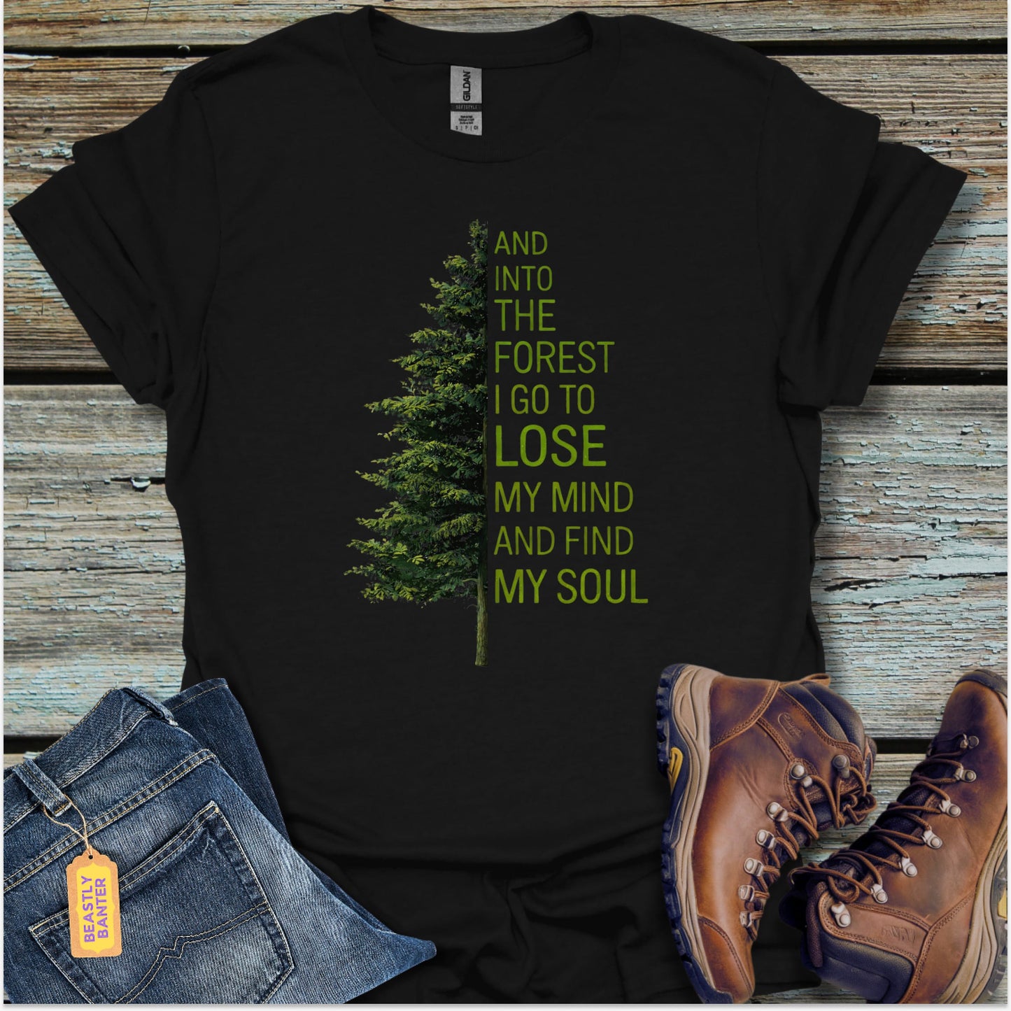 Off To The Forest T-Shirt - Beastly Banter