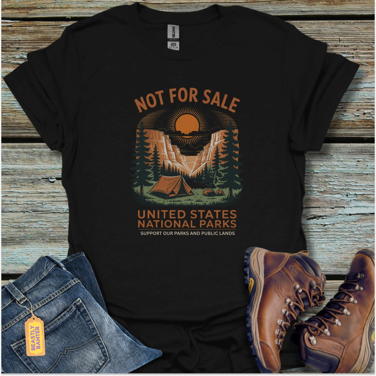 Our Parks Not For Sale T-Shirt - Beastly Banter