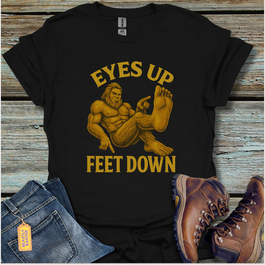 Eyes Up Bigfoot T-Shirt