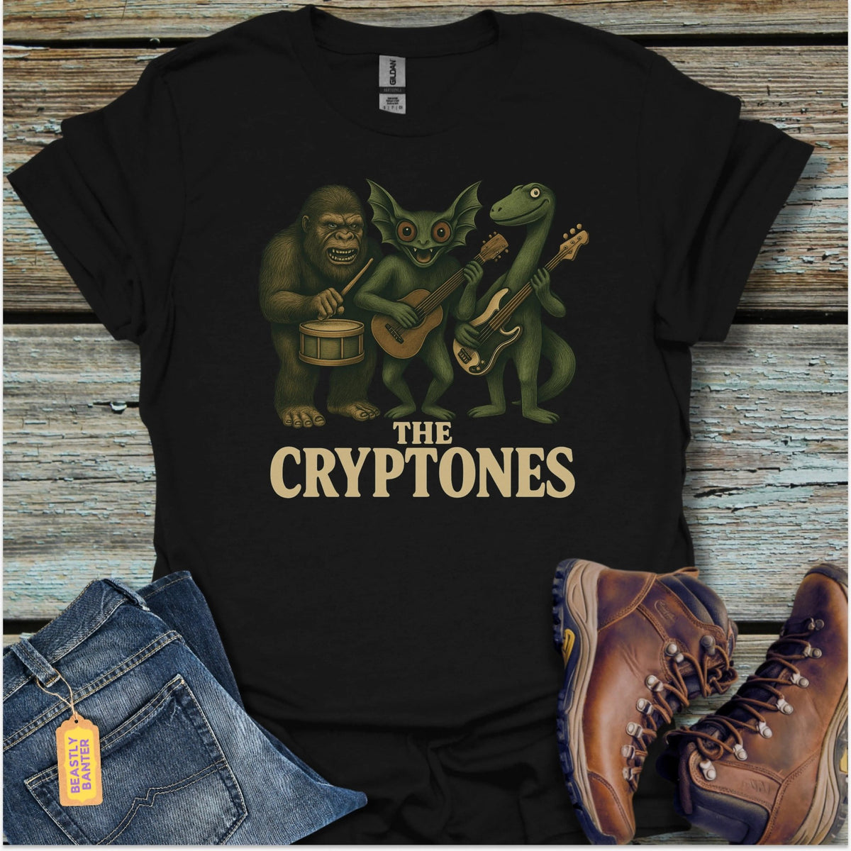 The Cryptones Bigfoot T-Shirt - Beastly Banter