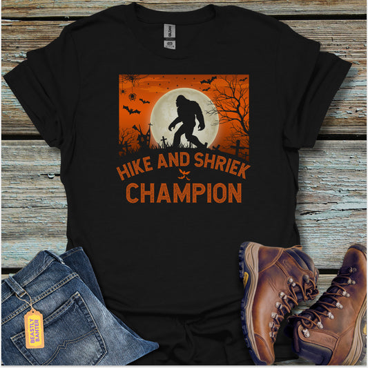 Bigfoot Halloween Hike and Shriek T-Shirt