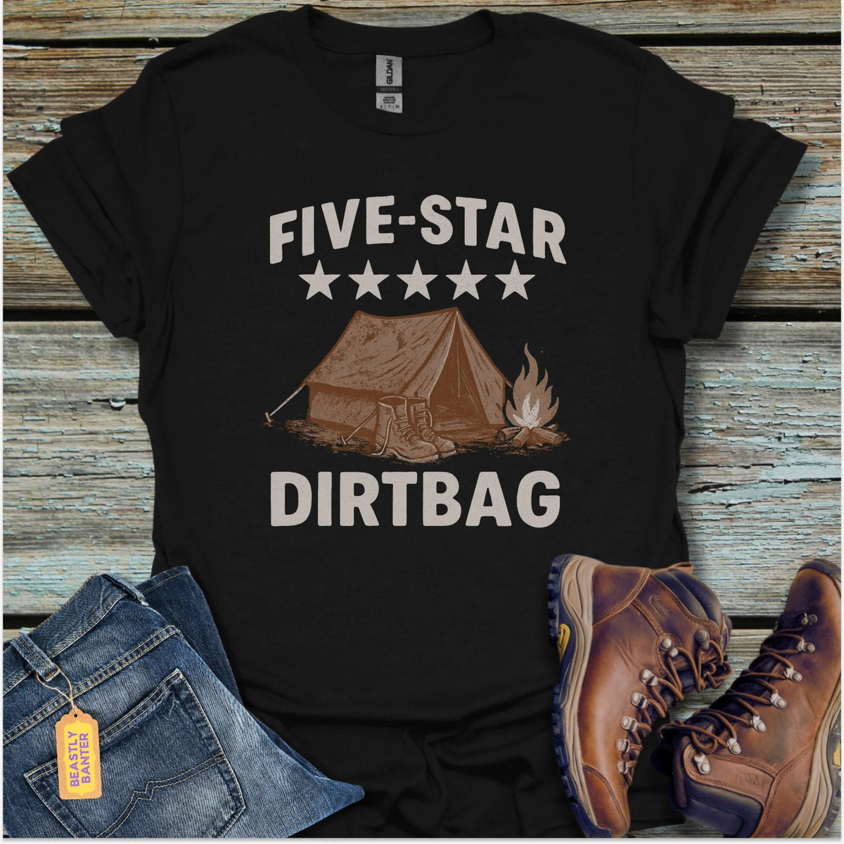 Five Star Dirtbag T-Shirt - Beastly Banter