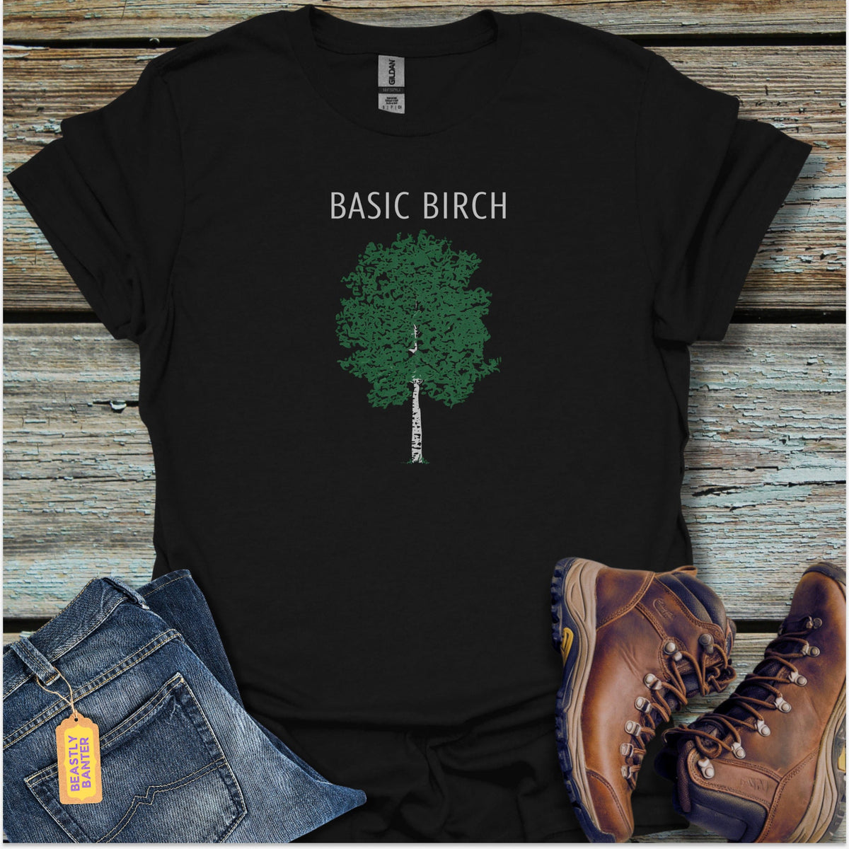 Basic Birch T-Shirt - Beastly Banter