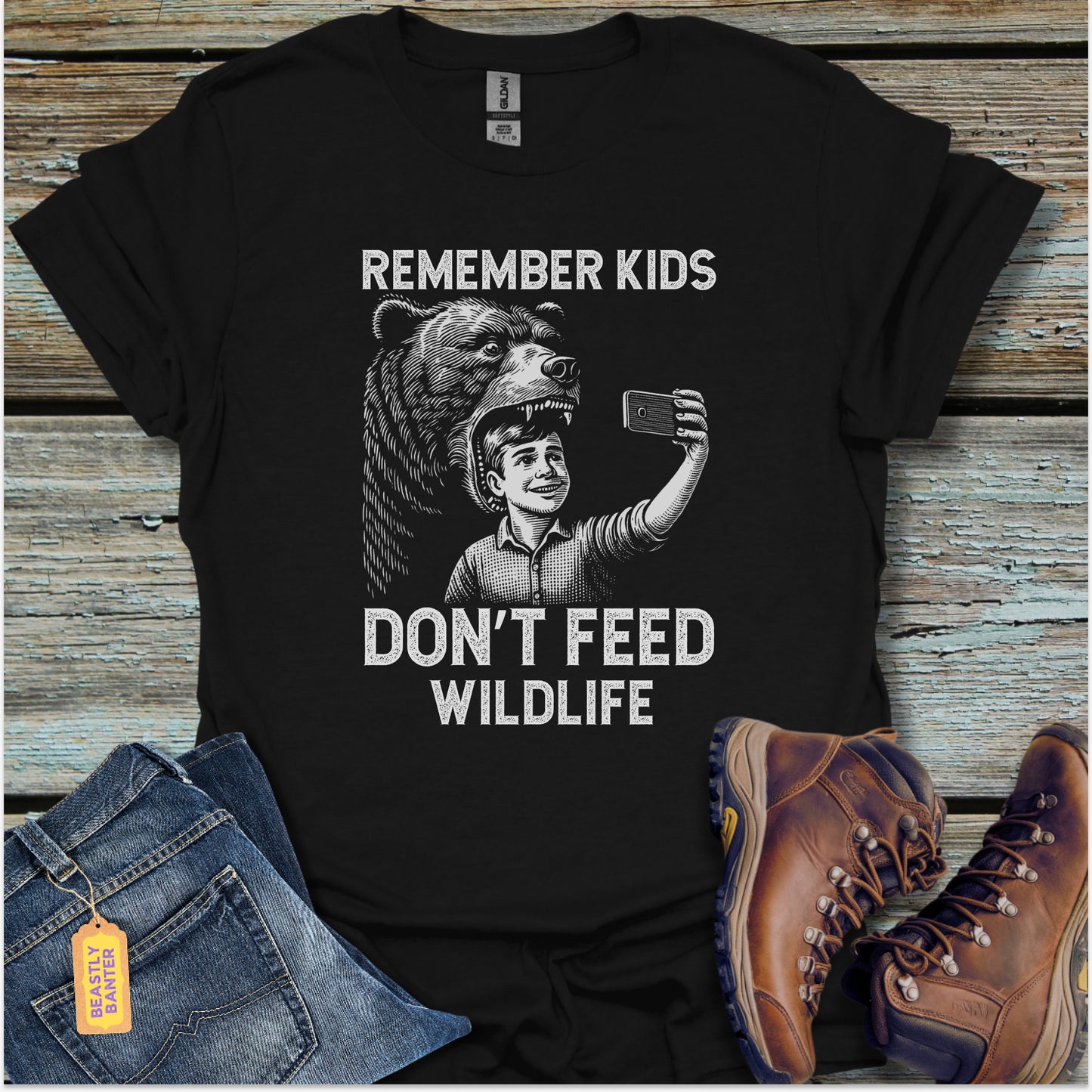 Kids Don’t Feed Wildlife T-Shirt