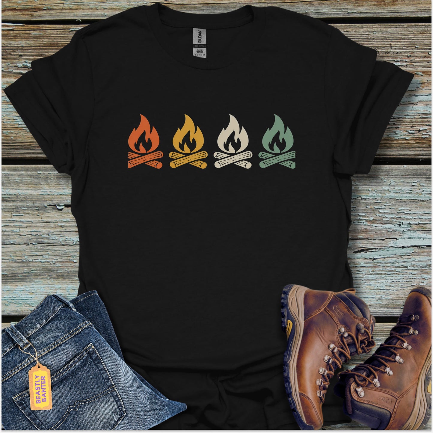 Campfire Sequence T-Shirt - Beastly Banter