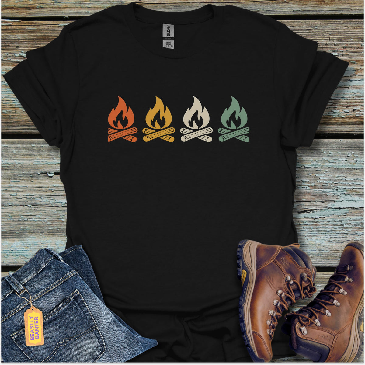 Campfire Sequence T-Shirt - Beastly Banter