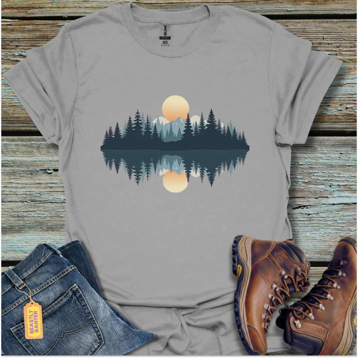 Reflections at Dusk T-Shirt - Beastly Banter