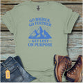 Get Lost On Purpose Hiking T-Shirt - Beastly Banter