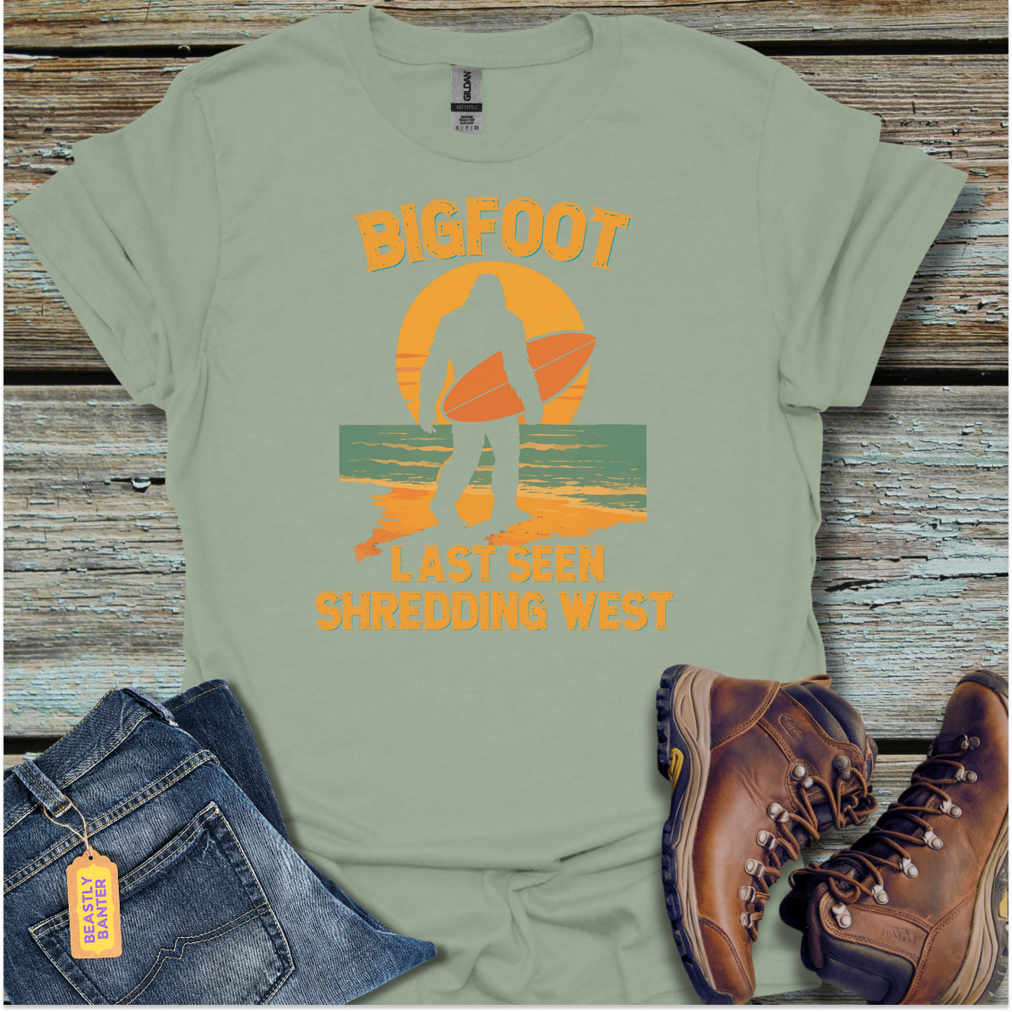 Bigfoot Summer – Last Seen Shredding West Tee