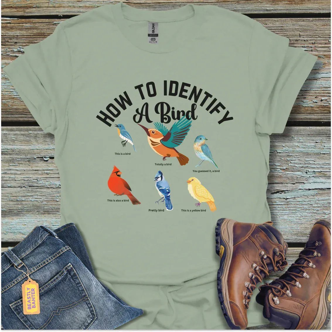 Birdwatching for Dummies T-Shirt - Beastly Banter