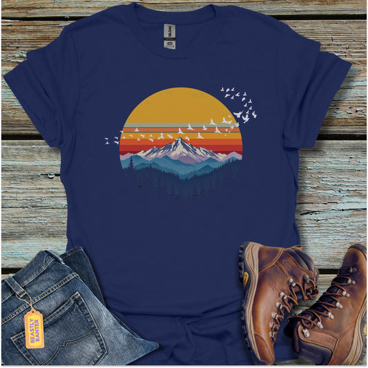 Vintage Sunset Migration T-Shirt