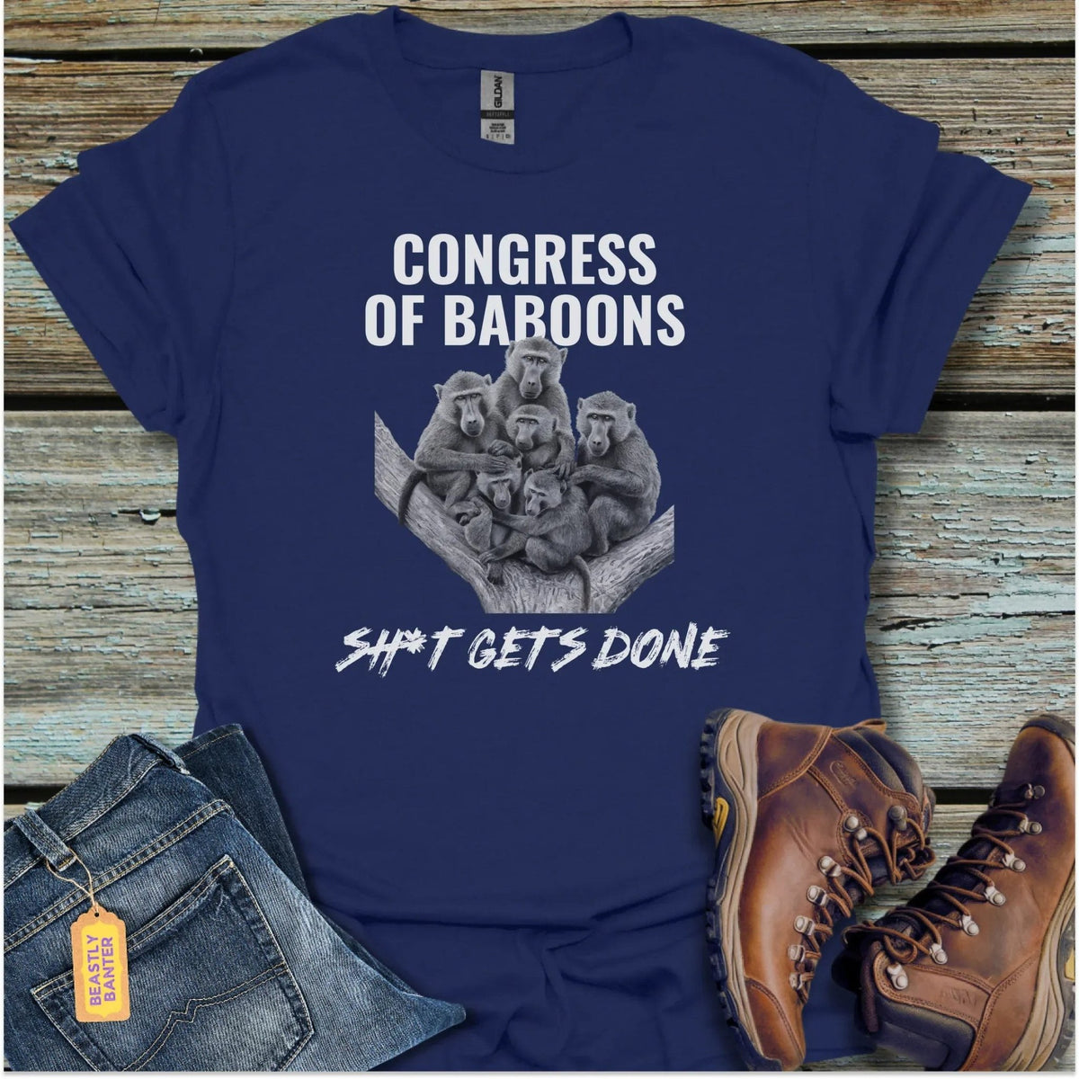 Congress of Baboons T-Shirt - Beastly Banter