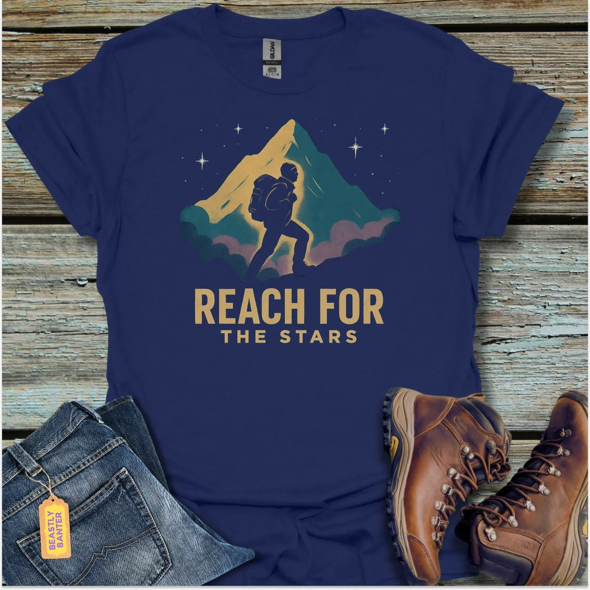 Reach For The Stars Trail T-Shirt - Beastly Banter
