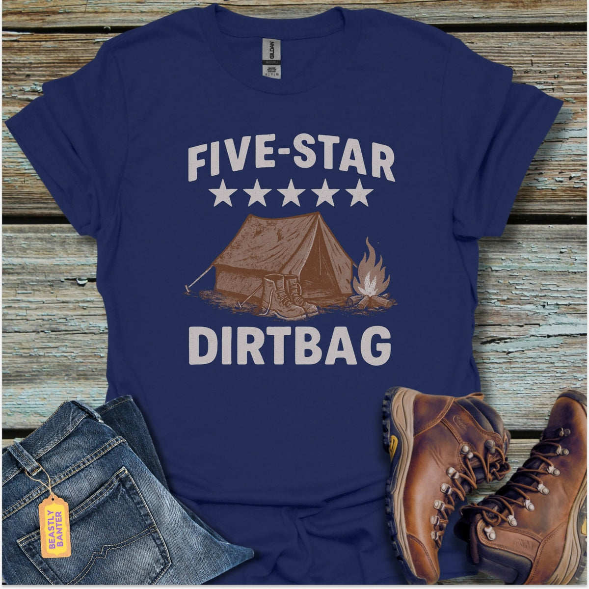 Five Star Dirtbag T-Shirt - Beastly Banter