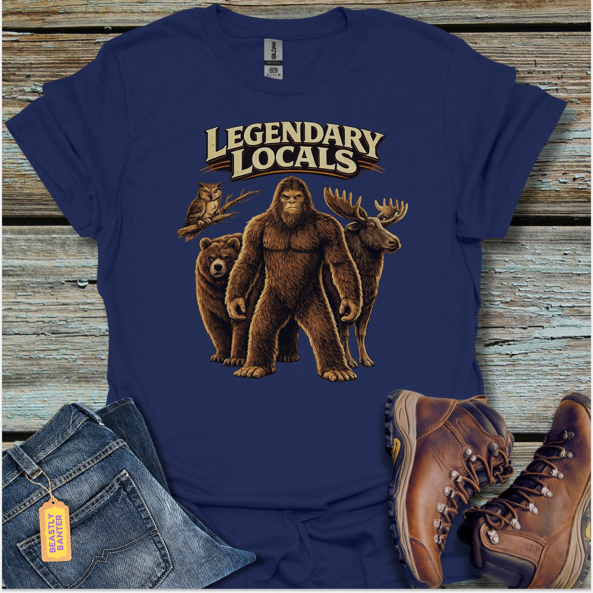 Legendary Locals Bigfoot T-Shirt - Beastly Banter