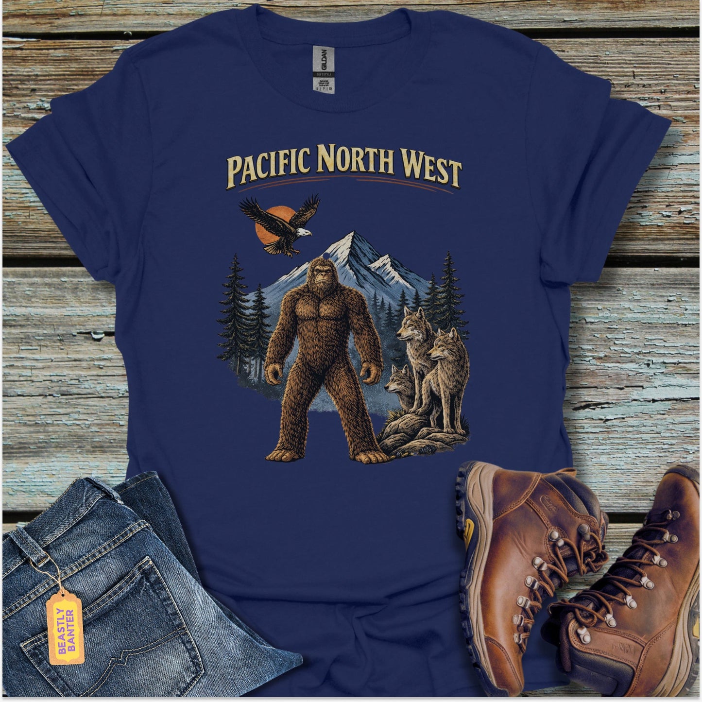 Pacific North West Legendary Presence T-Shirt - Beastly Banter