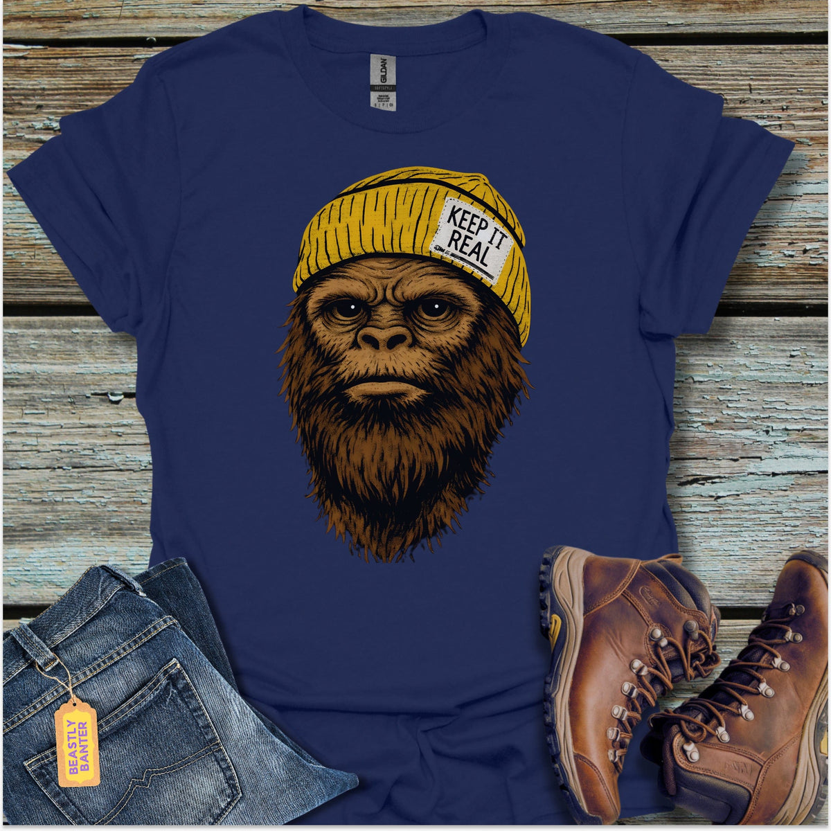 Keep It Real Bigfoot T-Shirt - Beastly Banter