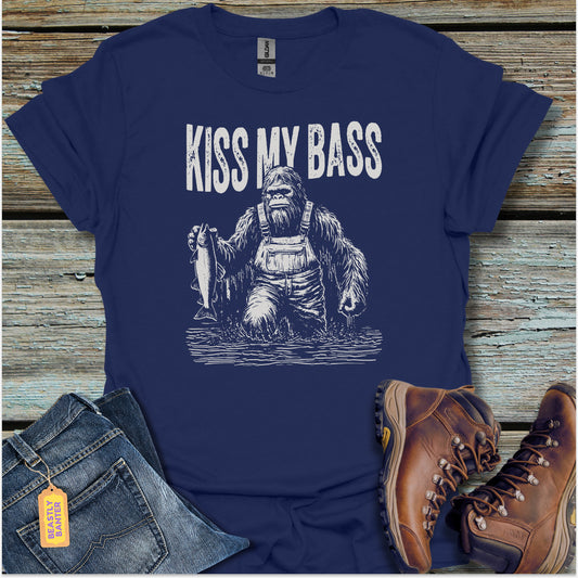 Kiss My Bass Bigfoot T-Shirt