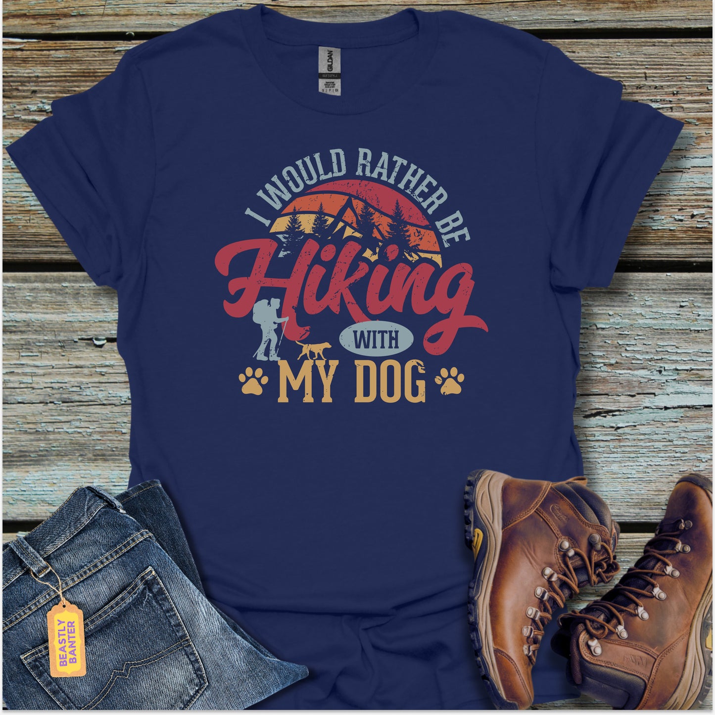 Hiking With My Dog T-Shirt