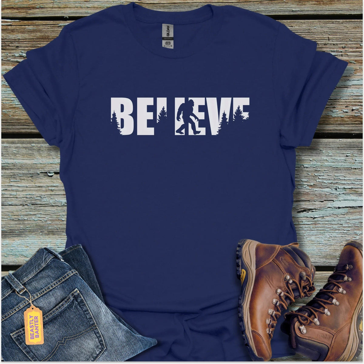 Bigfoot Believe T-Shirt - Beastly Banter