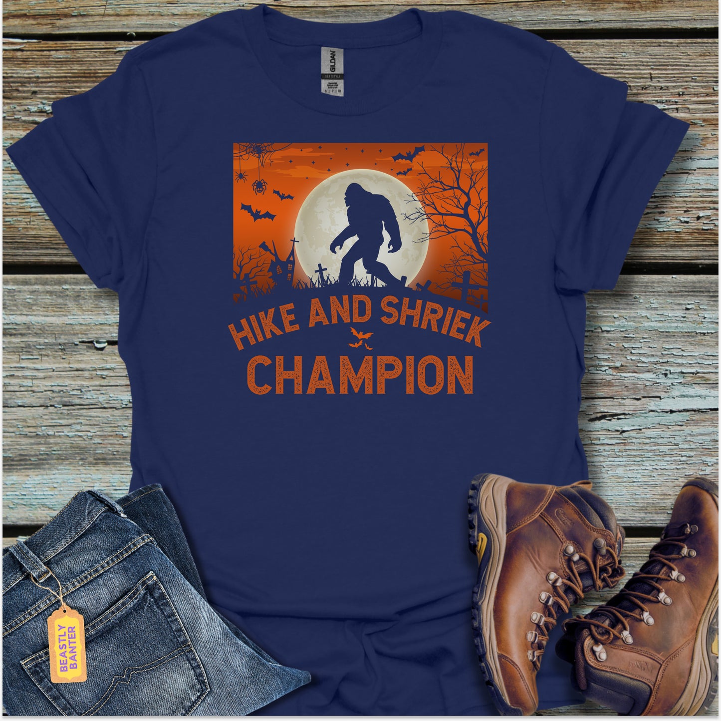 Bigfoot Halloween Hike and Shriek T-Shirt