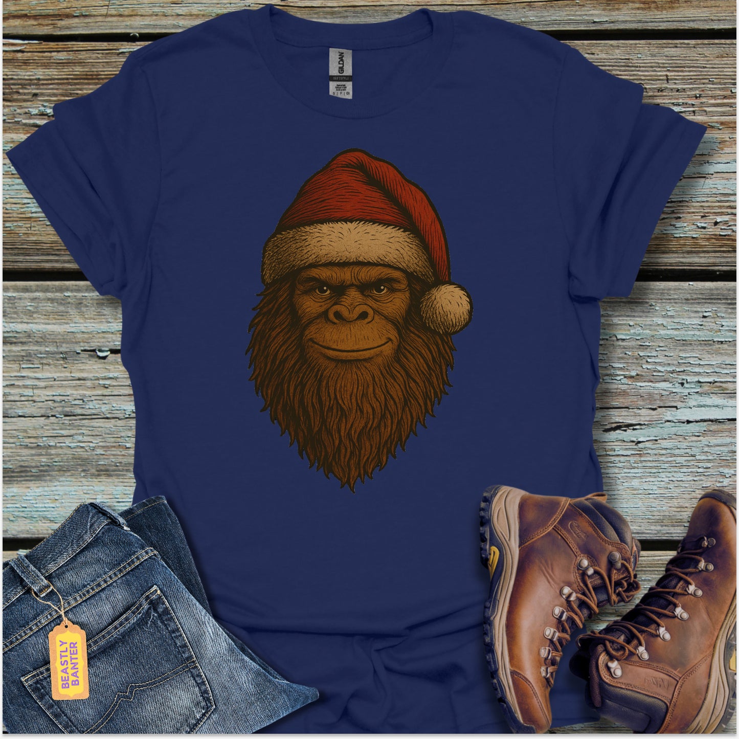 Bigfoot Santa T-Shirt