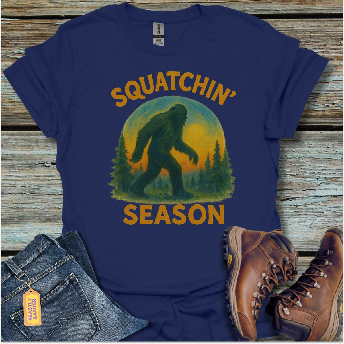 Squatchin’ Season T-Shirt - Beastly Banter