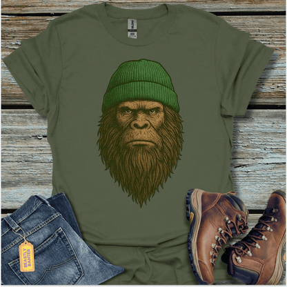 The Legend in Green Bigfoot T-Shirt - Beastly Banter