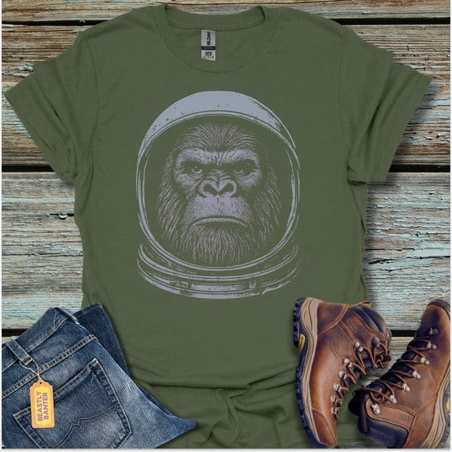 Bigfoot in Space T-Shirt - Beastly Banter