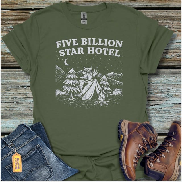 Five Billion Star Hotel T-Shirt - Beastly Banter