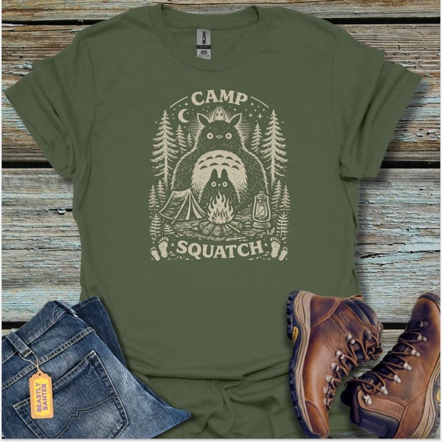 Camp Squatch T-Shirt - Beastly Banter