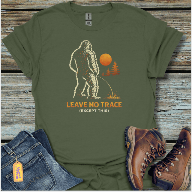 Leave No Trace Bigfoot T-Shirt - Beastly Banter