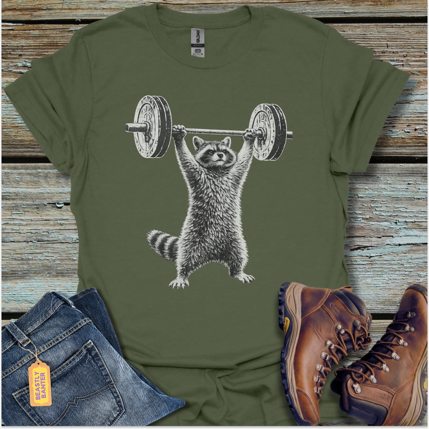 Raccoon Snatch T-Shirt - Beastly Banter