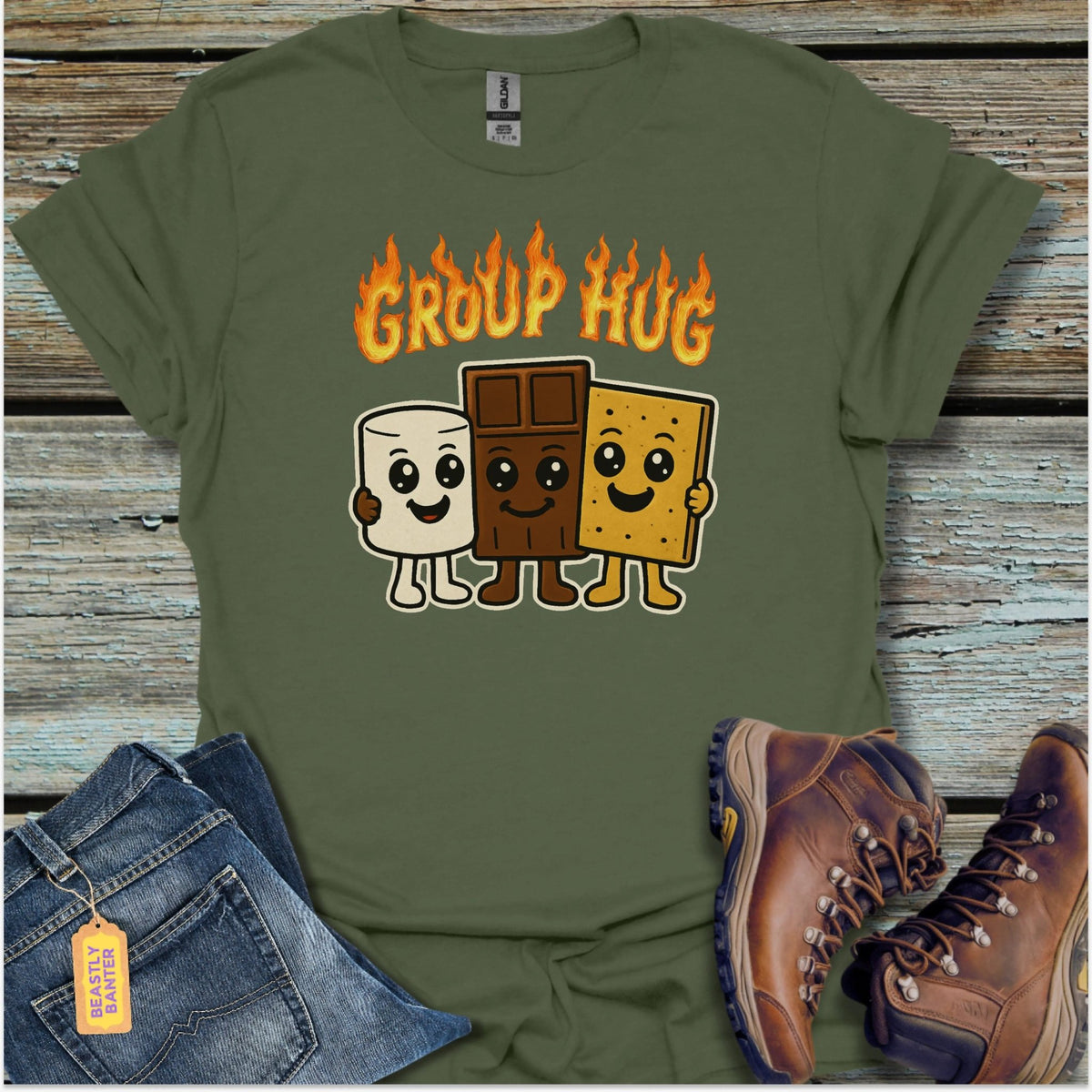 Group Hug S’mores T-Shirt - Beastly Banter
