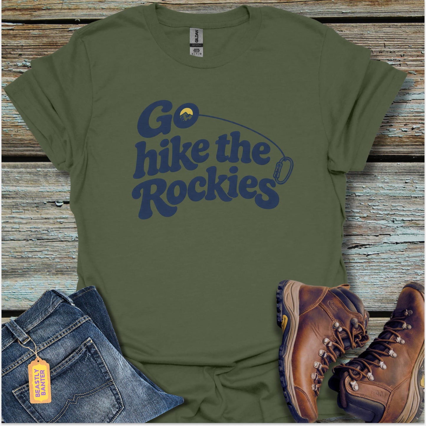 Hike the Rockies T-Shirt - Beastly Banter