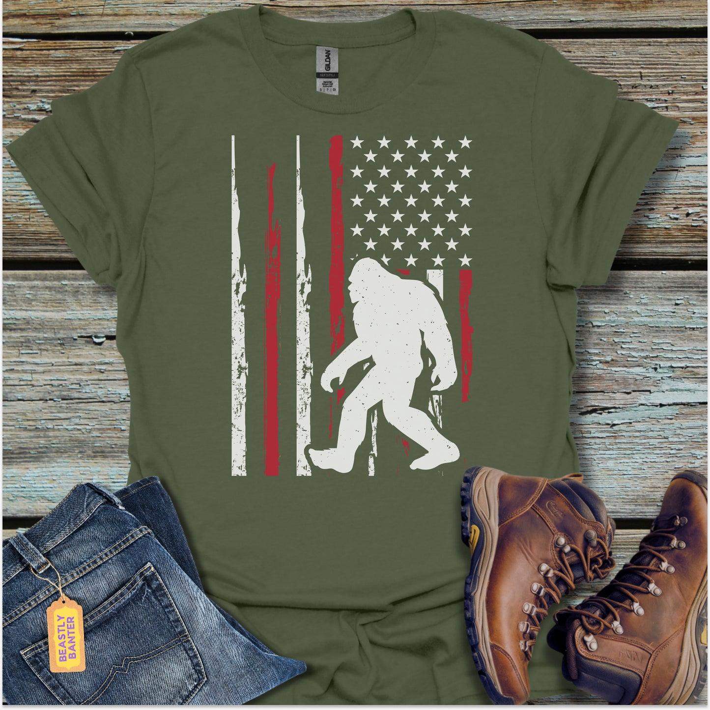 Bigfoot Walks Free T-Shirt