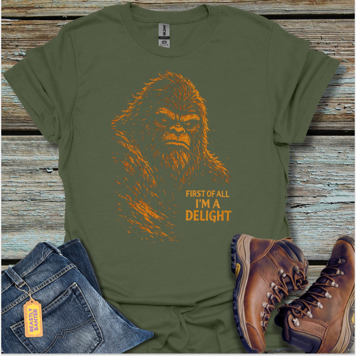 I’m A Delight Bigfoot T-Shirt