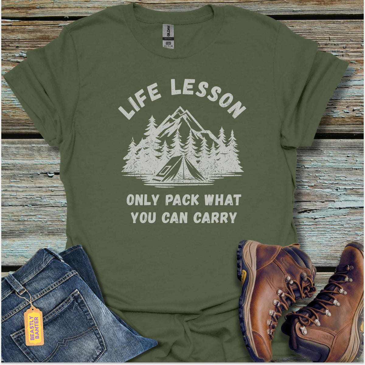 Pack for Camping T-Shirt - Beastly Banter