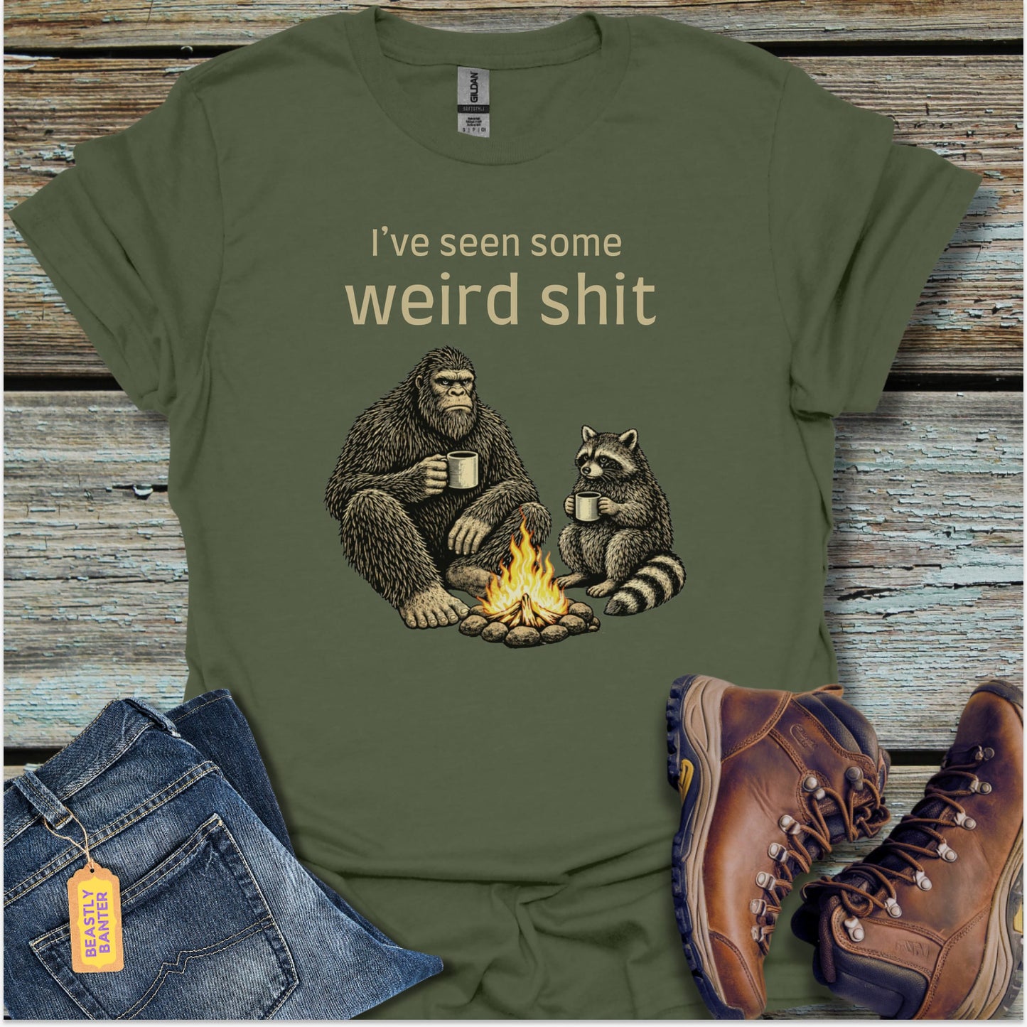 I’ve Seen Things Bigfoot T-Shirt - Beastly Banter