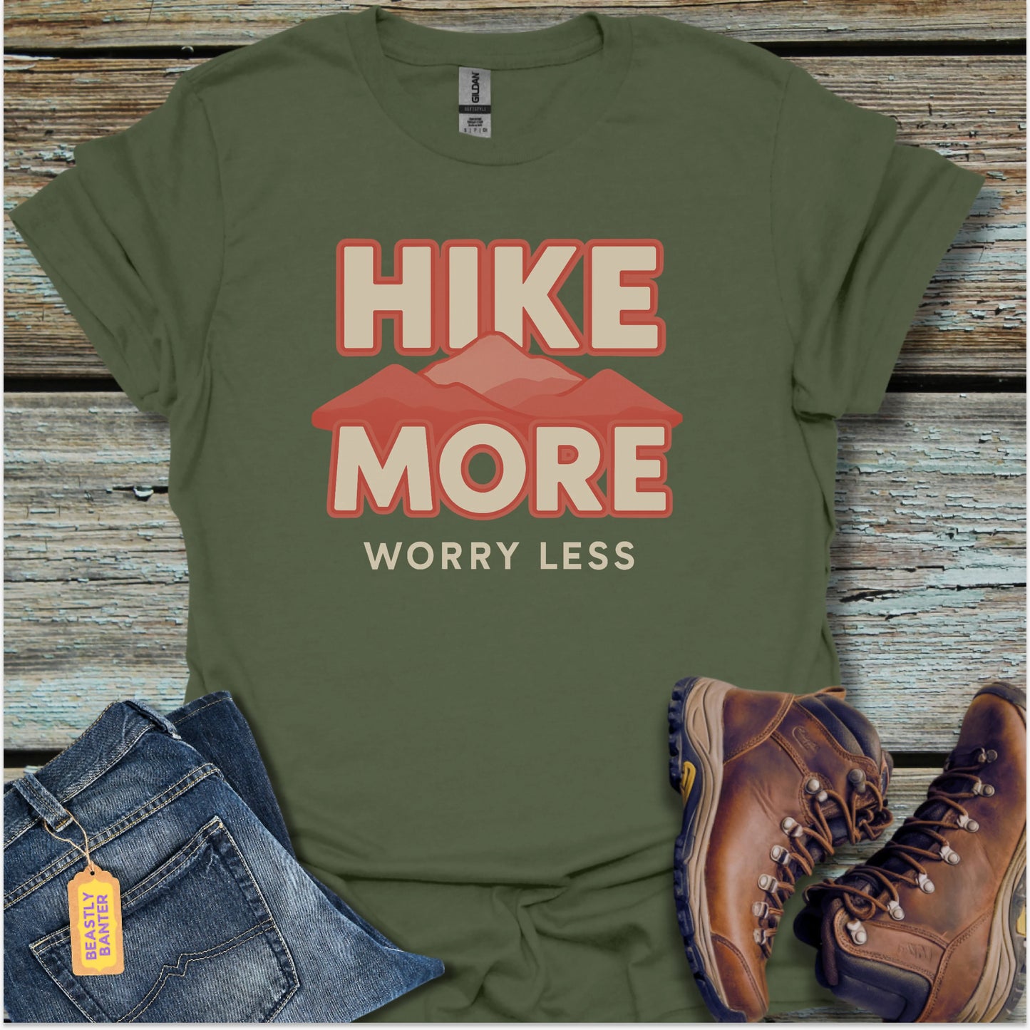 Hike More, Worry Less T-Shirt