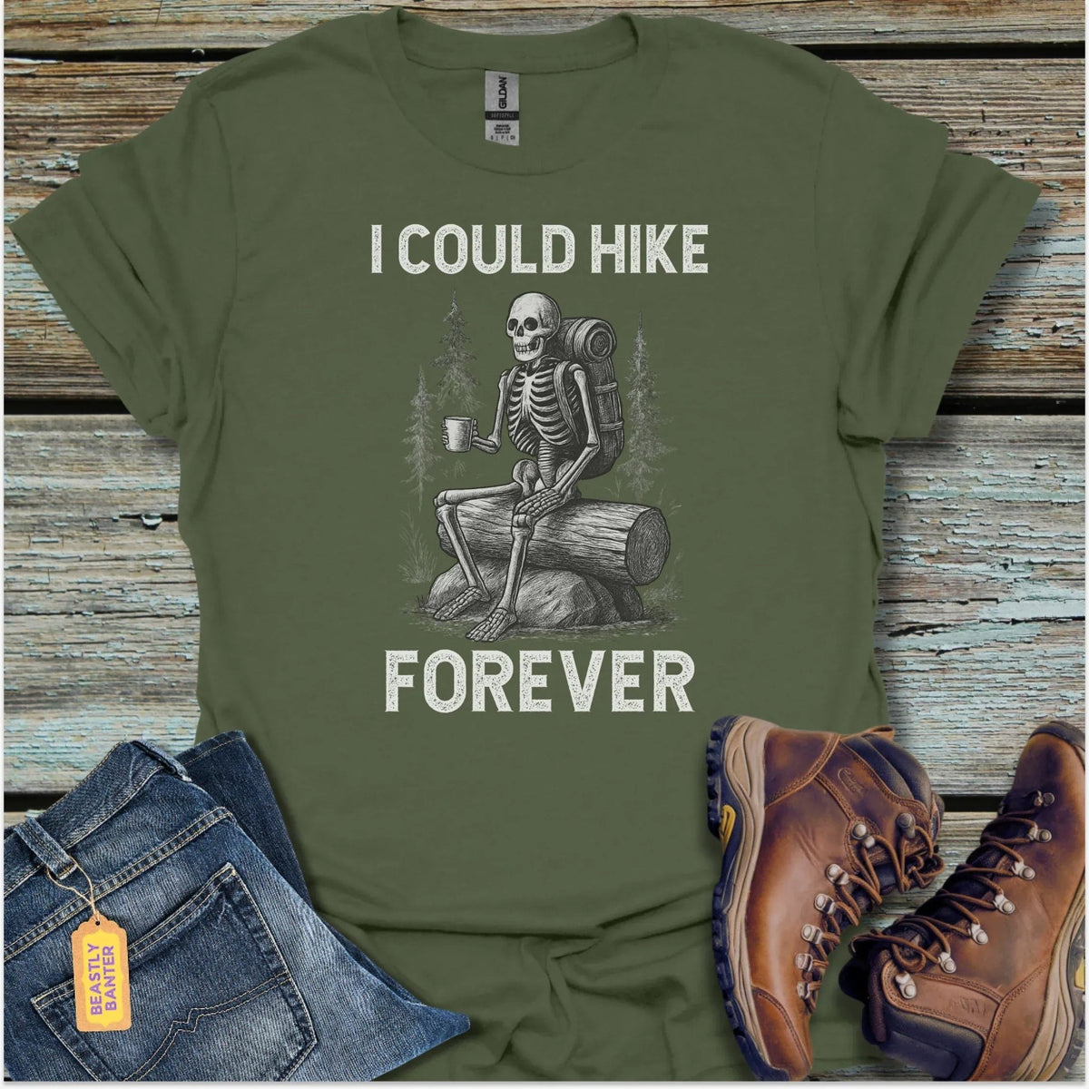 Hike Forever T-Shirt - Beastly Banter
