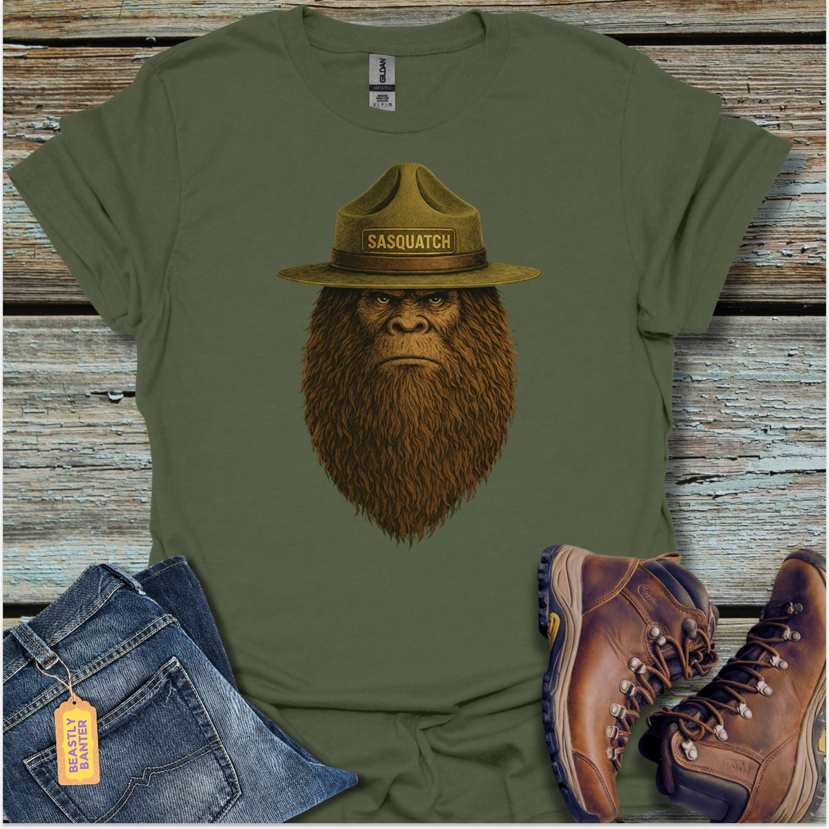 Sasquatch Ranger T-Shirt - Beastly Banter