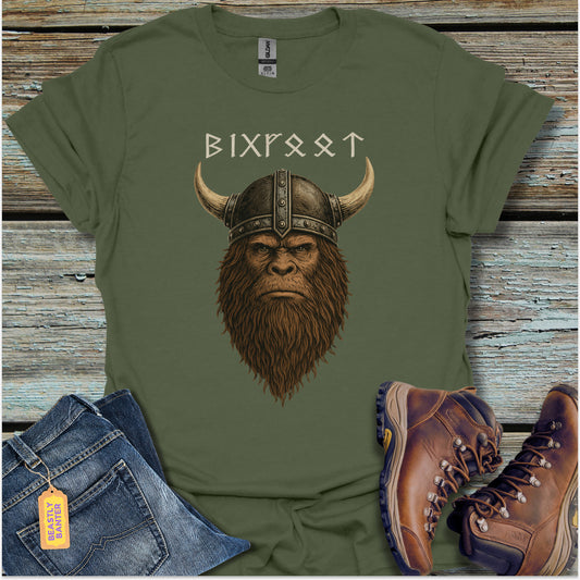 Nordic Runic Bigfoot T-Shirt